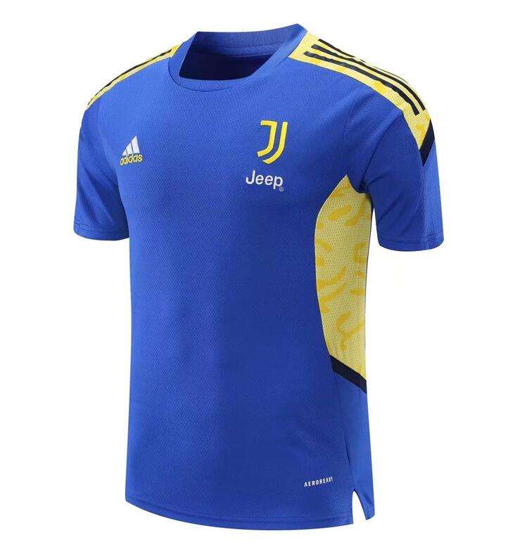 2021/22 Juventus Blue Yellow Training Shirt